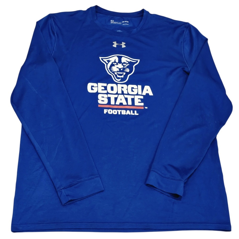 Georgia State Panthers Football Under Armour Arizona Bowl Shirt Mens Medium Blue